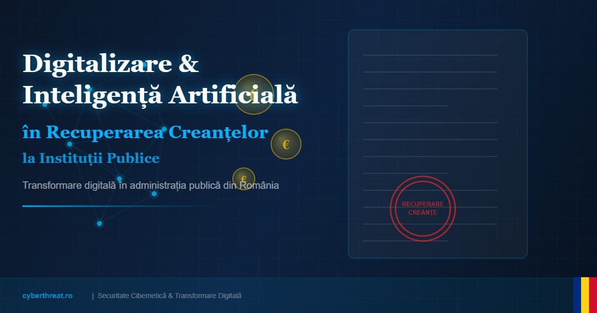 Digitalizare și Inteligență Artificială în Recuperarea Creanțelor la Instituții Publice